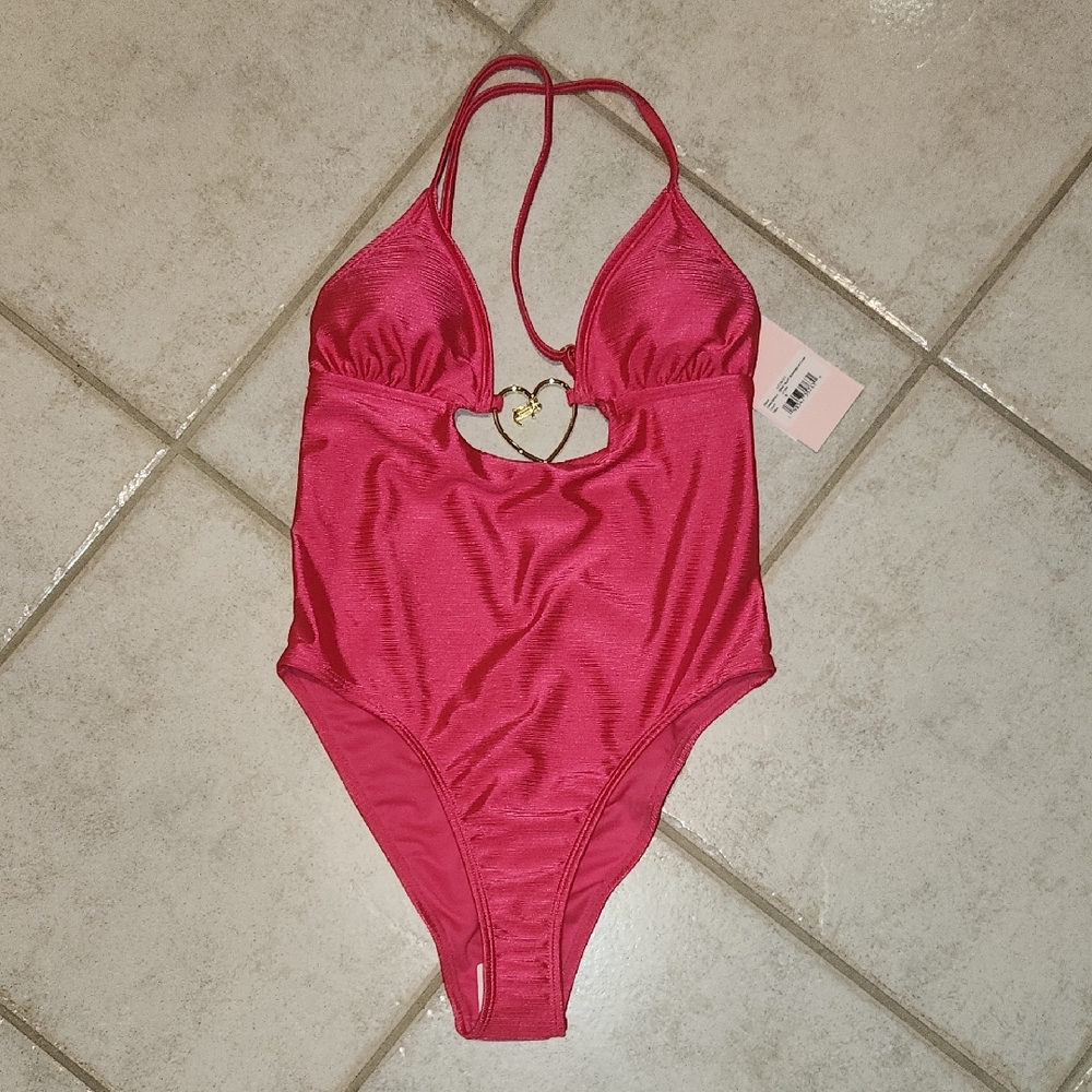 Juicy Couture Hot Pink One Piece Swimsuit